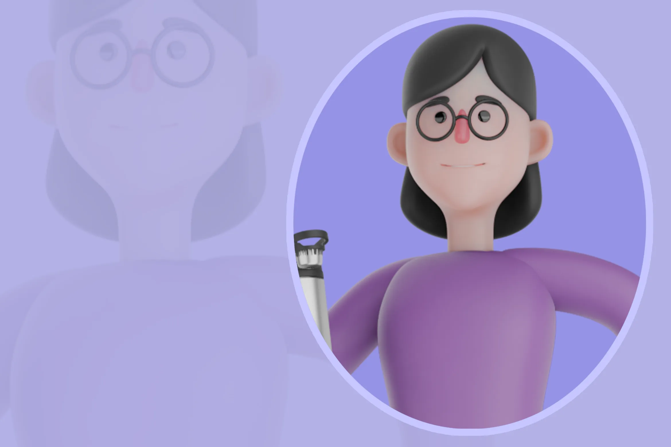 Stylized 3D Female Dancer Character - Cartoon Walking Girl 3D model ...