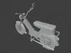 3D model Sachs Optima City 2DK Moped Motorcycle Bike UE n Unity Ready ...