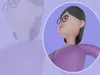 Stylized 3D Female Dancer Character - Cartoon Presenter Girl 3D model ...