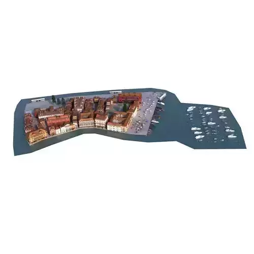 city 01 set 08 am 133 3D model