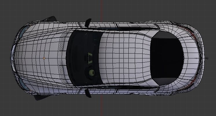 Affekta Luxuria Concept car textured with 5 rims Sport Tuning 3D model_22