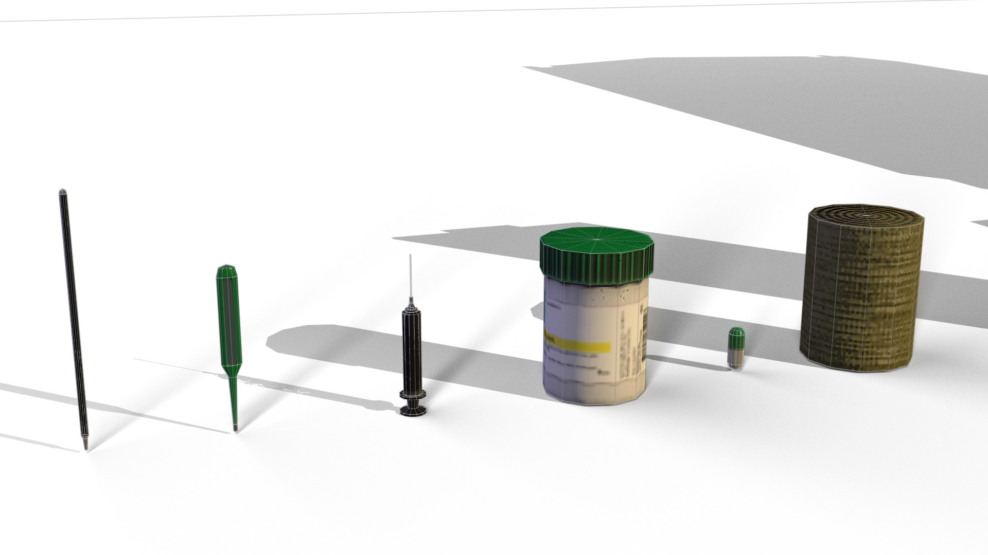 Medical Props Pack GameReady 3D Models Low-poly 3D model_5