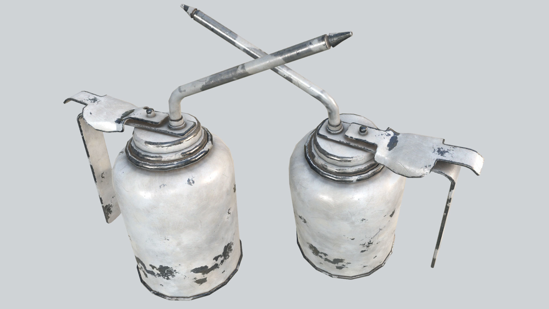 Oil Canisters Collection PBR Low-poly 3D model_8