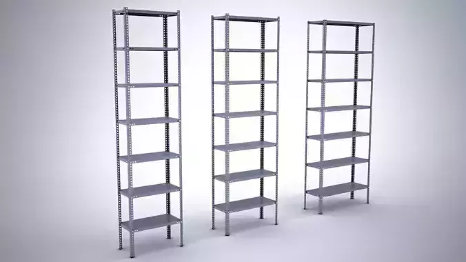 Archieve File Shelves  3D model