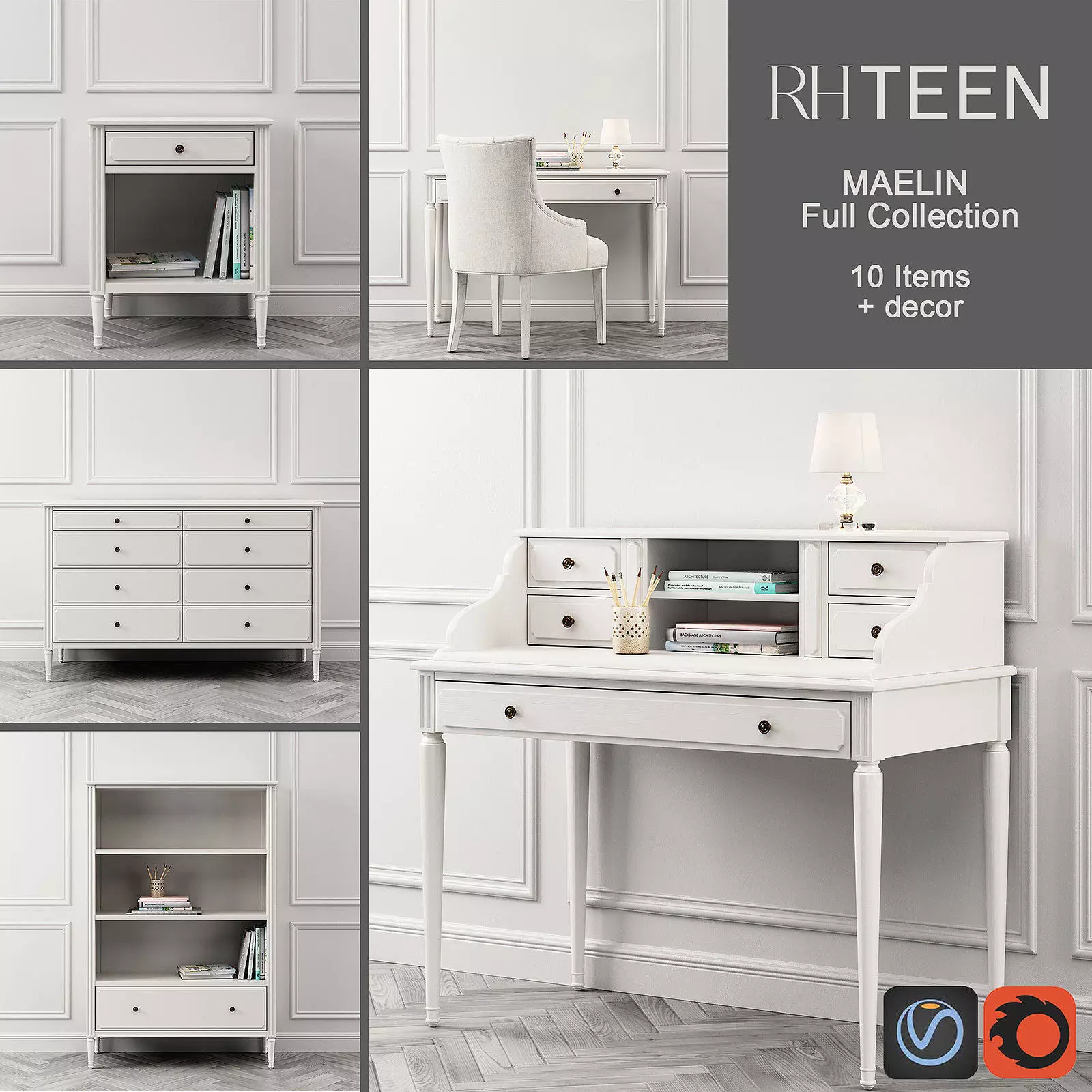 Maelin Collection ritteen full 3D model_0