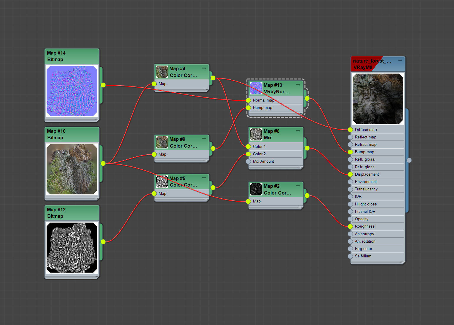 3d scanned nature forest stuff 007 Low-poly 3D model_4