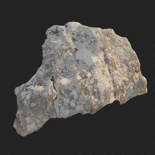 3d scanned nature stone 013 Low-poly 3D model