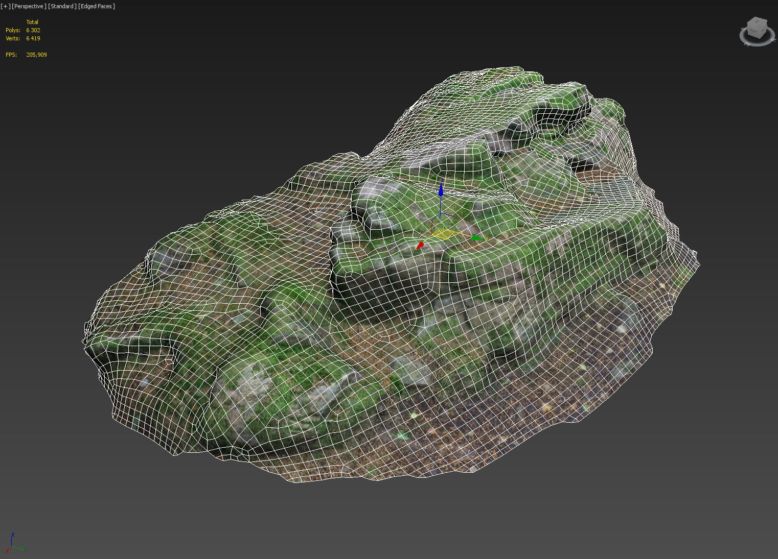 3d scanned nature forest stuff 008 Low-poly 3D model_5