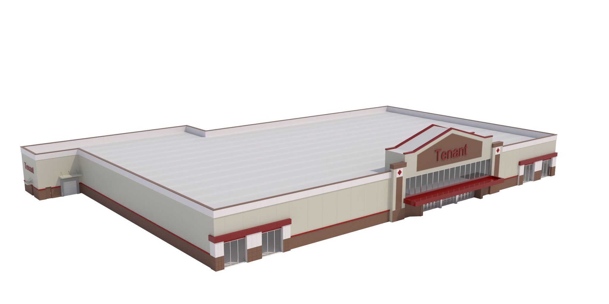 Retail-006 building 3D model_6