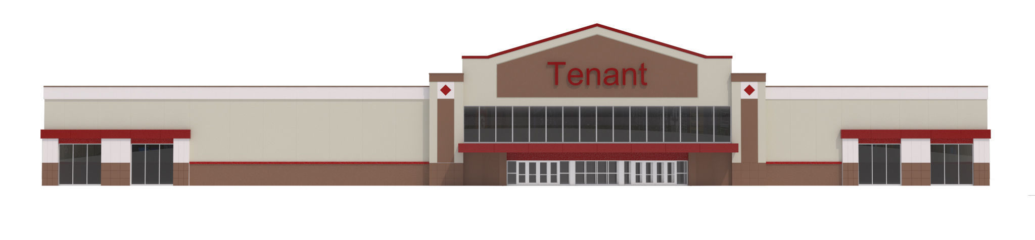 Retail-006 building 3D model_1