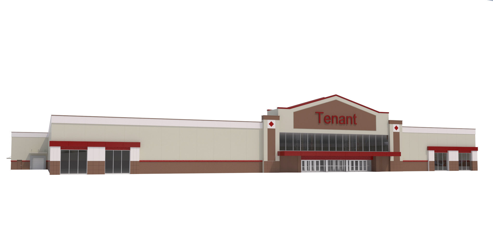 Retail-006 building 3D model_2