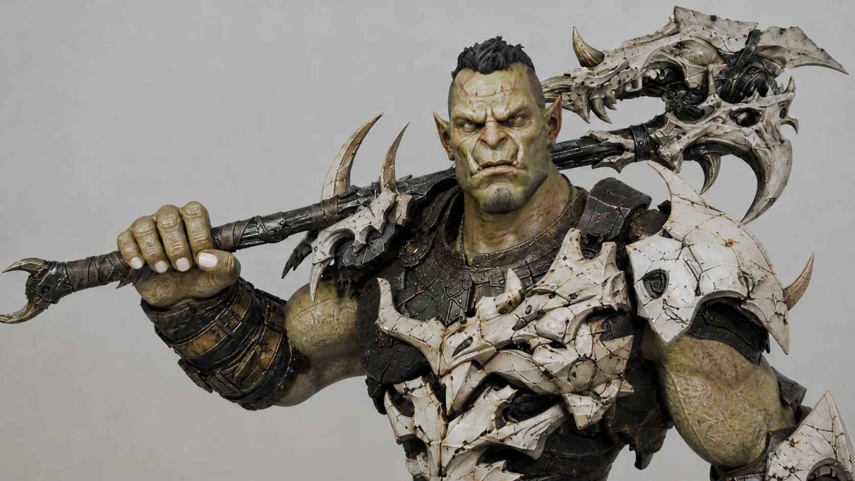 3D model Skull Armored Orc - Rigged VR / AR / low-poly | CGTrader