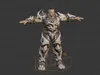 3D model Skull Armored Orc - Rigged VR / AR / low-poly | CGTrader