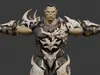 3D model Skull Armored Orc - Rigged VR / AR / low-poly | CGTrader