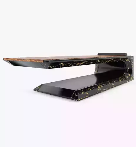 Square Hammam day-bed 3D model