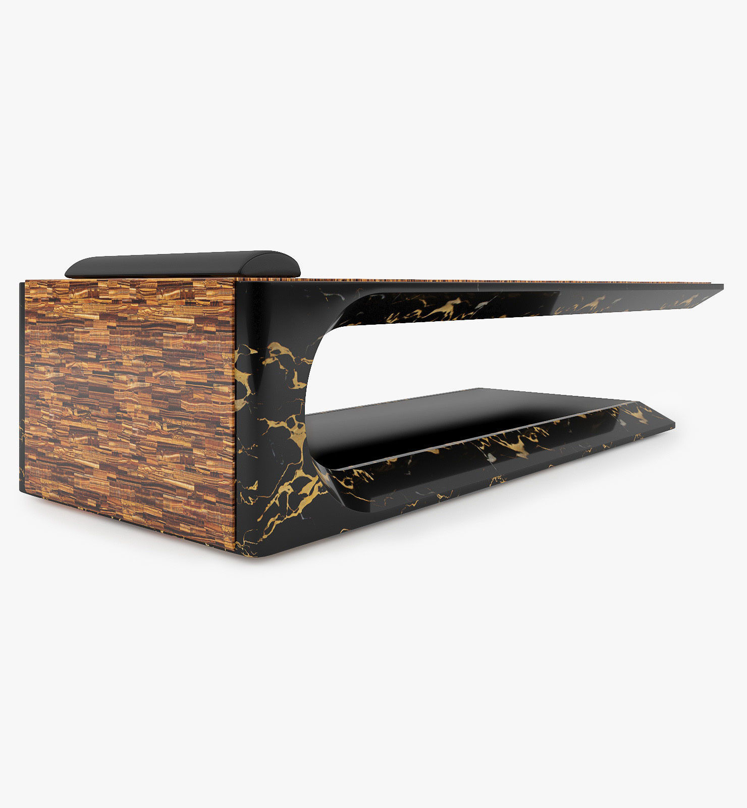 Square Hammam day-bed 3D model_7