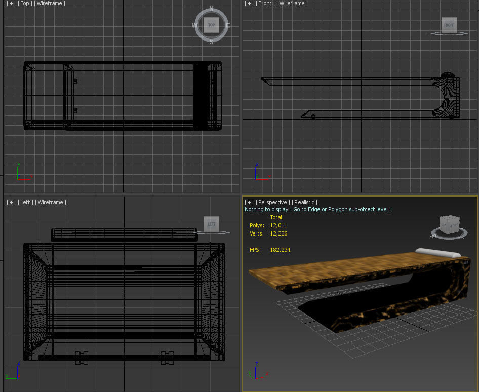 Square Hammam day-bed 3D model_17