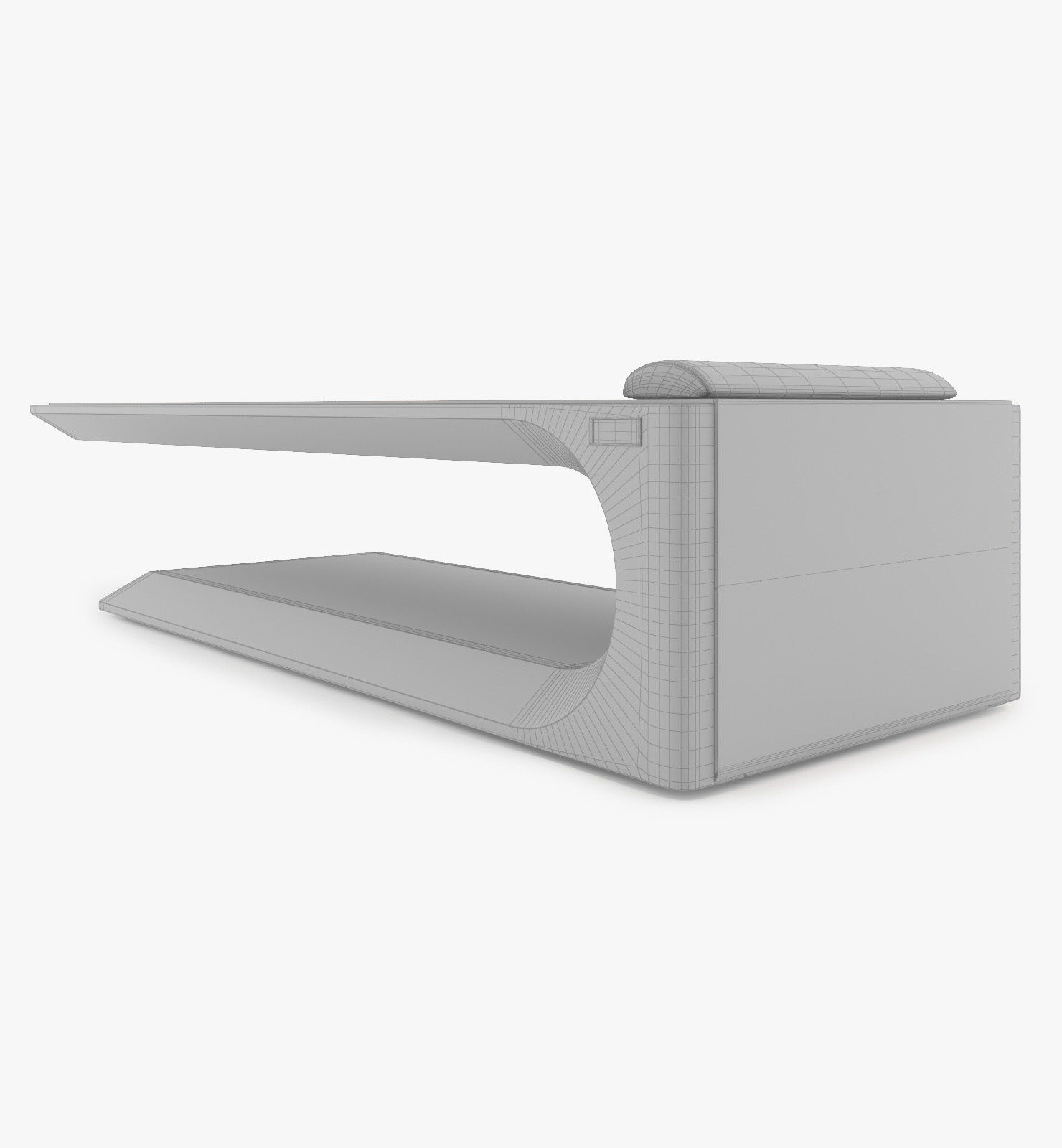 Square Hammam day-bed 3D model_13