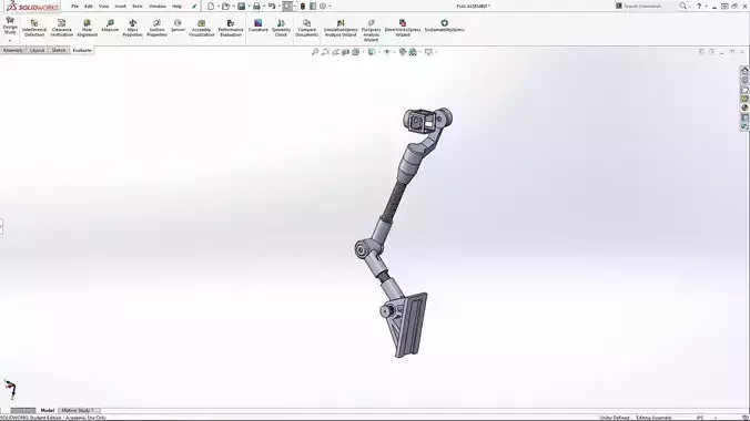 Back Mounted Gimbal Arm  3D print model