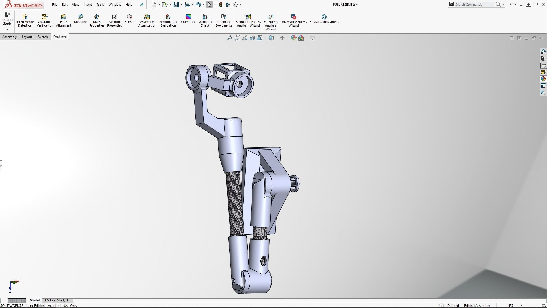 Back Mounted Gimbal Arm  3D print model_1