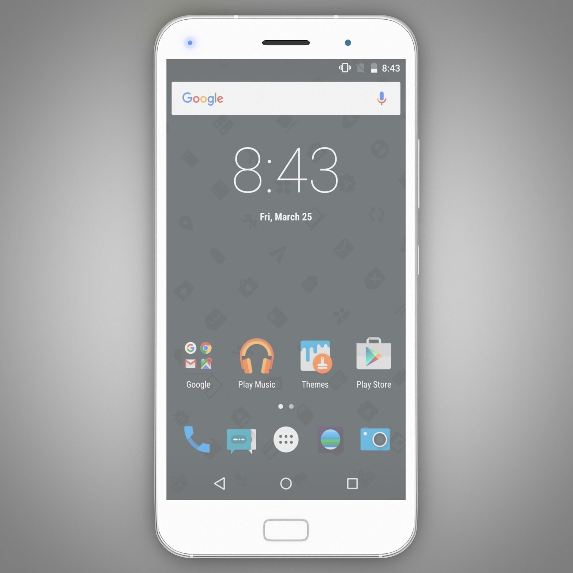 Lenovo ZUK Z1 Free low-poly 3D model