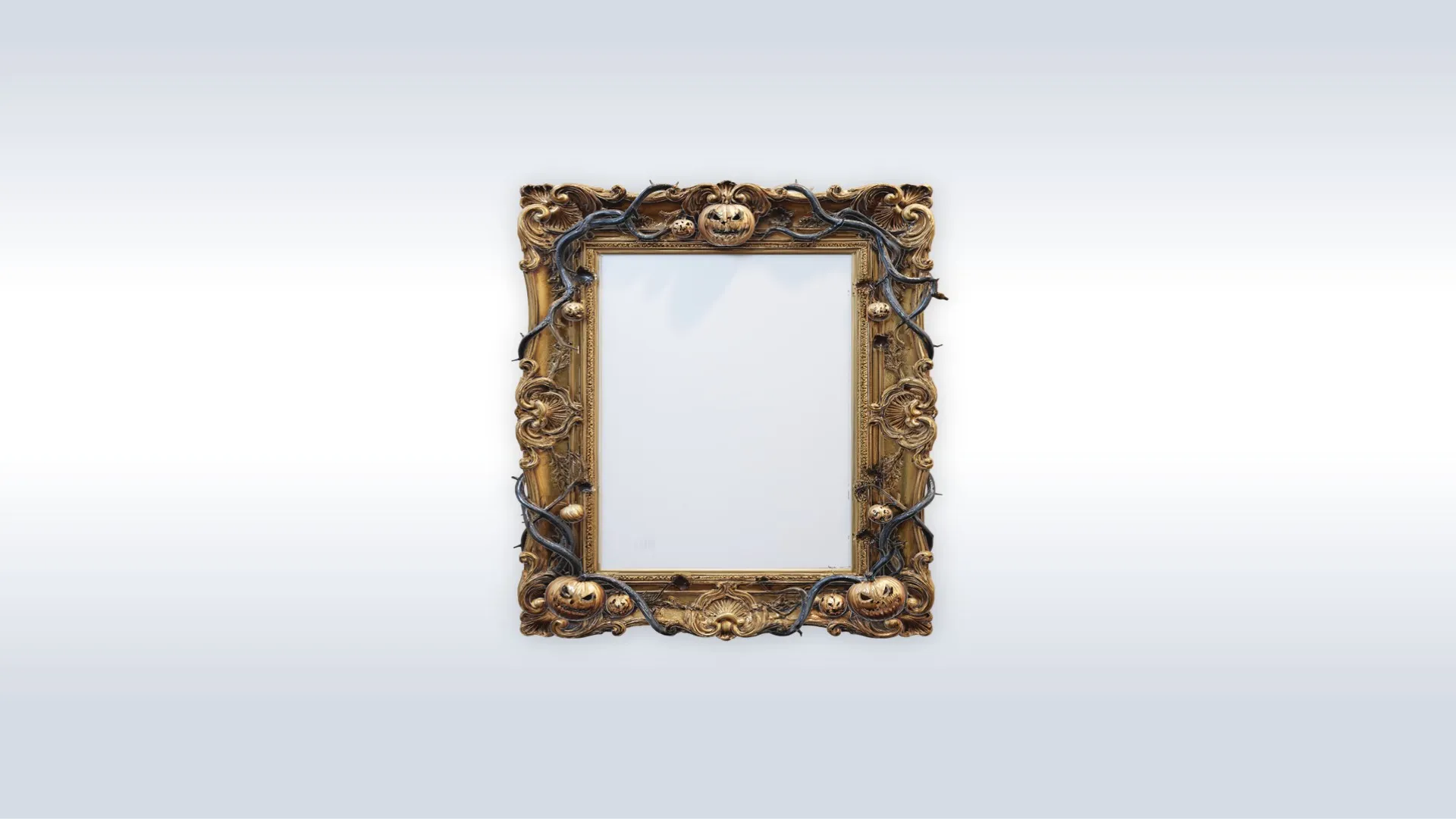 Gothic Display Sign 3D model Gothic Halloween Frame for Decorative Displays 312 VR / AR ...