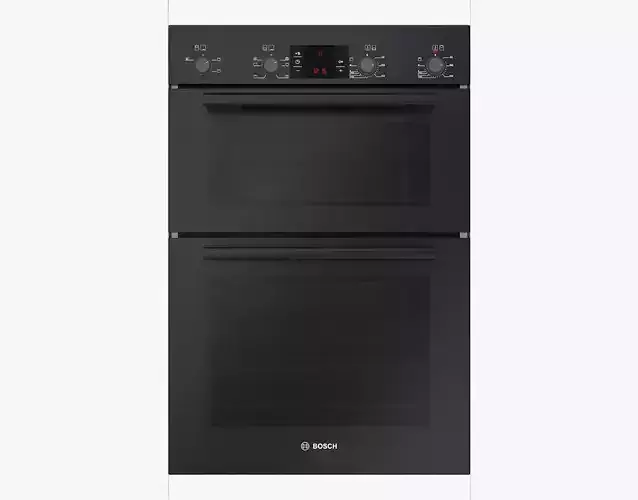 Built-in double multi-function oven HBM43B260B black Serie 6 3D model