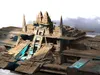 Sci fi Techno gate pyramids archway massive 7 3D model | CGTrader