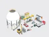 3D model Low Poly Oil Field Set - 20 Assets VR / AR / low-poly | CGTrader