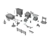 3D model Low Poly Medieval Village Set - 21 Assets VR / AR / low-poly ...