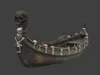 3D model Gothic Skeleton Longboat 3D Model VR / AR / low-poly | CGTrader
