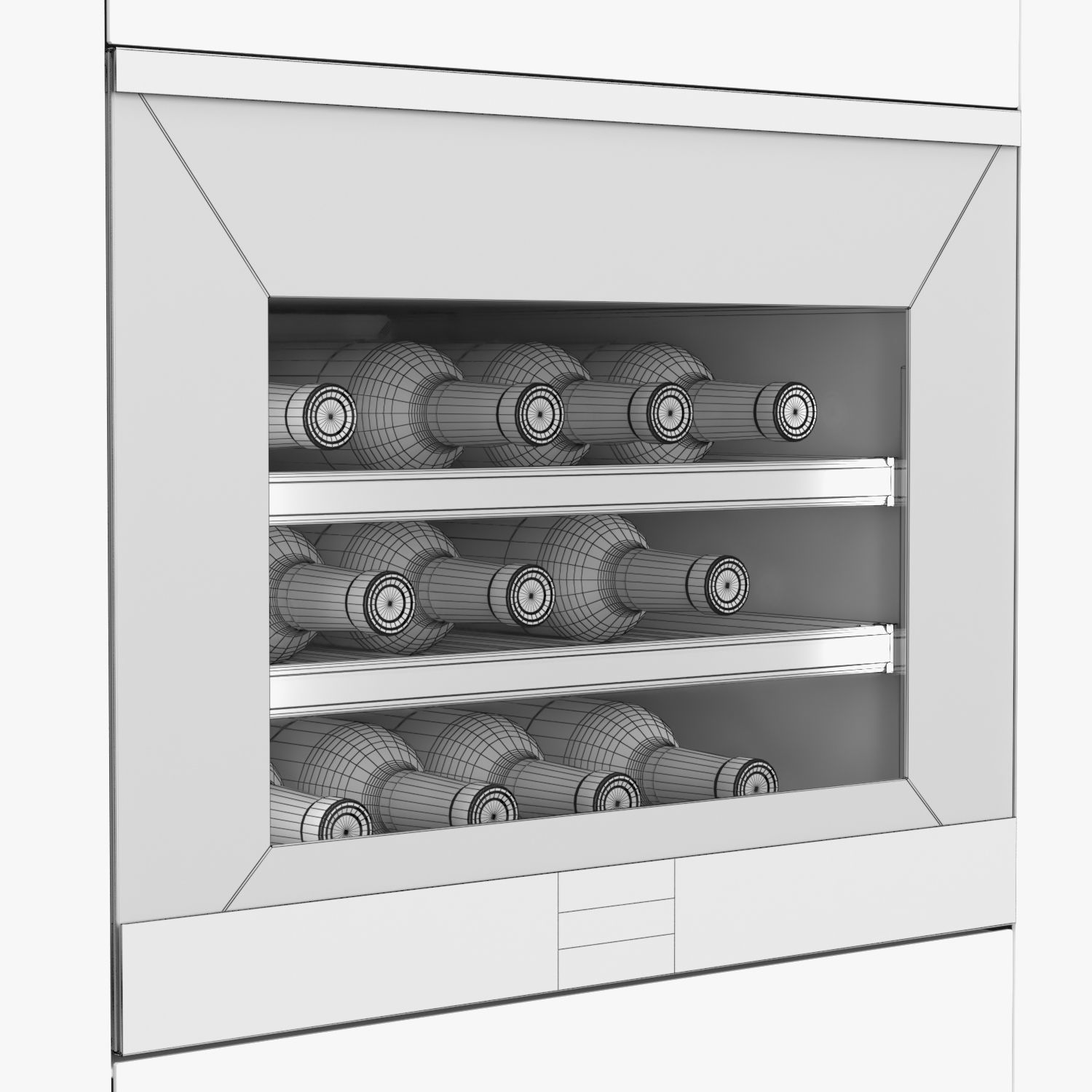 Miele KWT 6112 iG Built-in wine conditioning unit 3D model_2