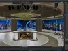3D model News TV Studio Modular Broadcast Set with Curved LED Walls VR ...