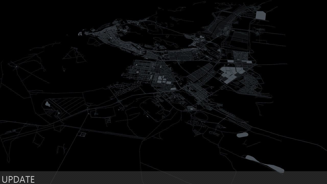 Abu Dhabi Road Network and Streets 3D model_9