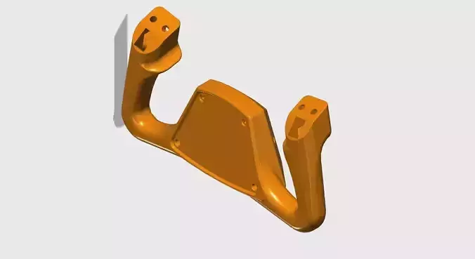 Editable Beechcraft Flight Simulator Yoke v2 3D print model
