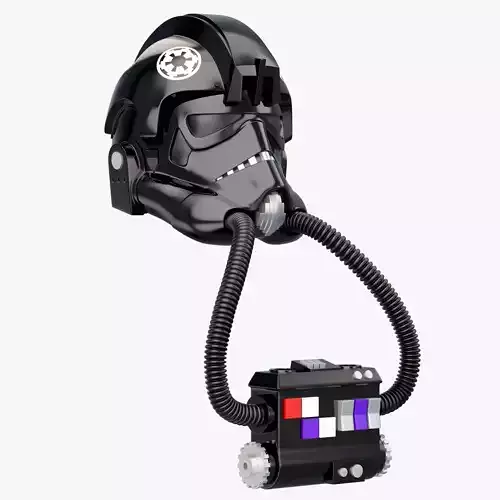 Star Wars Imperial TIE Pilot Helmet 3D model