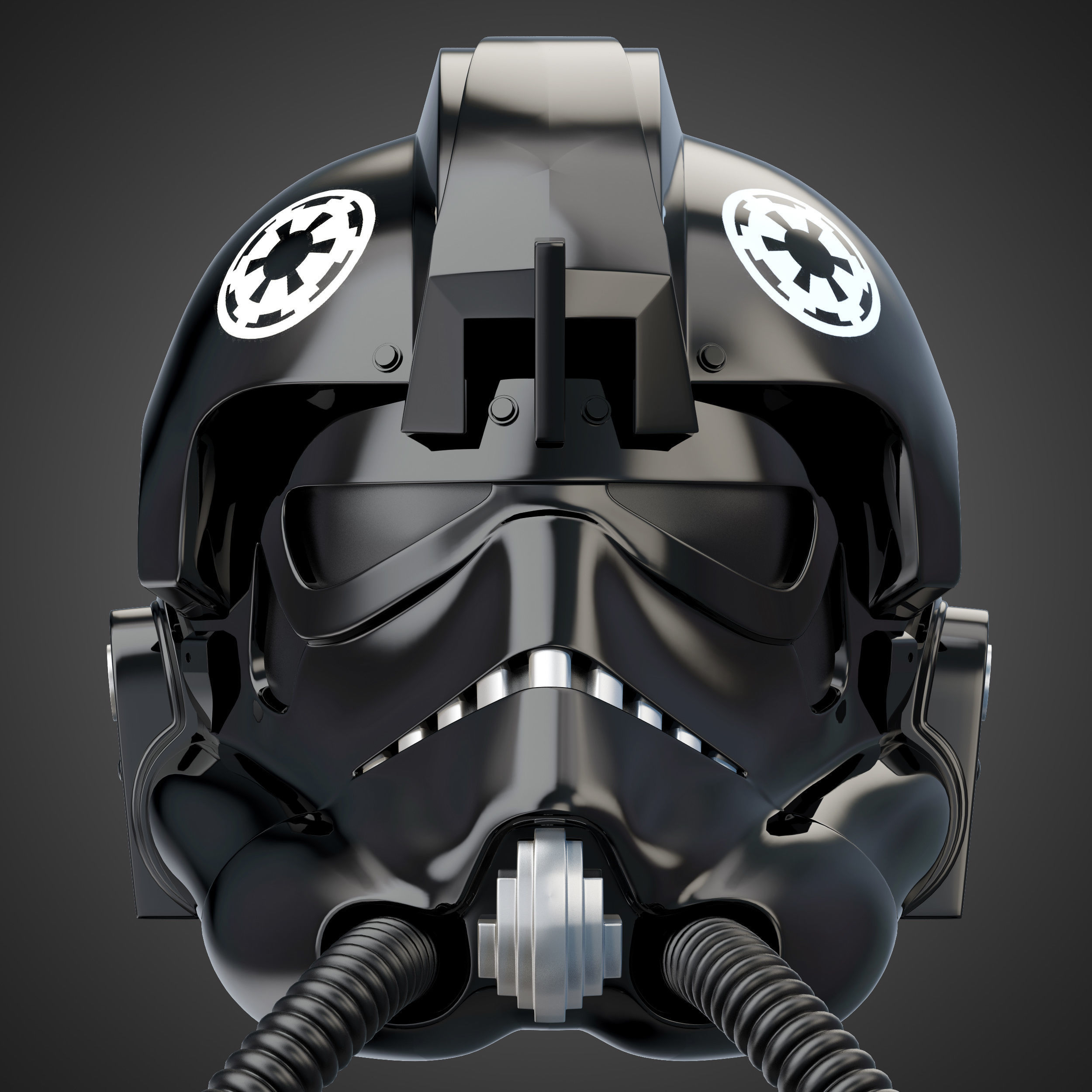 Star Wars Imperial TIE Pilot Helmet 3D model CGTrader
