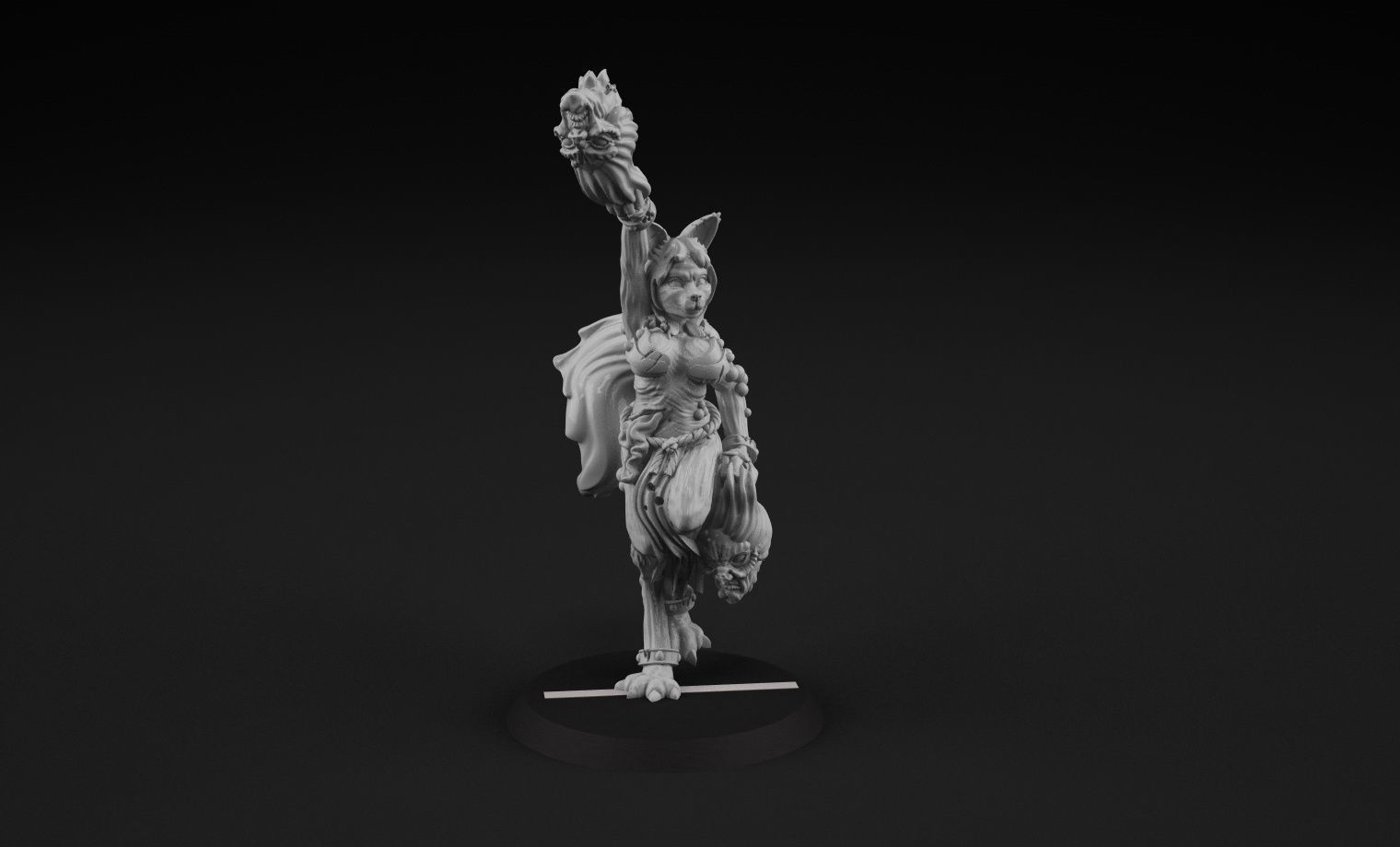 Foxy cheerleader 2 3D print model