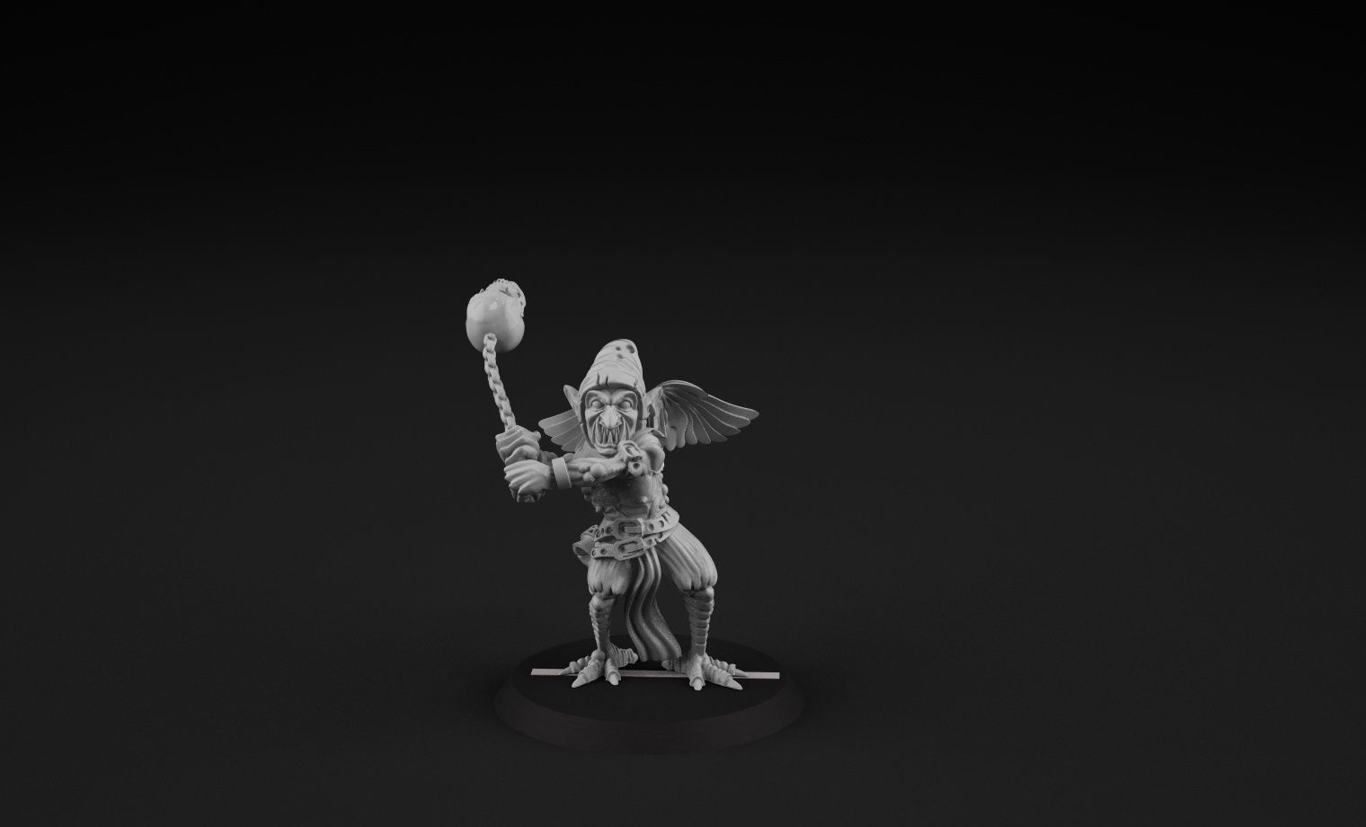 Skull fanatic 3D print model