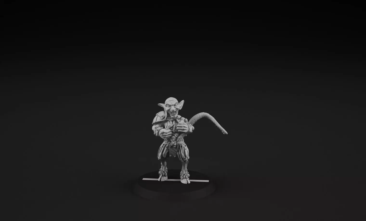 Goblin 5 metal figure 3D print model_0