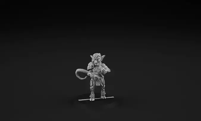 Goblin 8 miniature figure 3D print model Goblin 8 miniature figure 3D print model