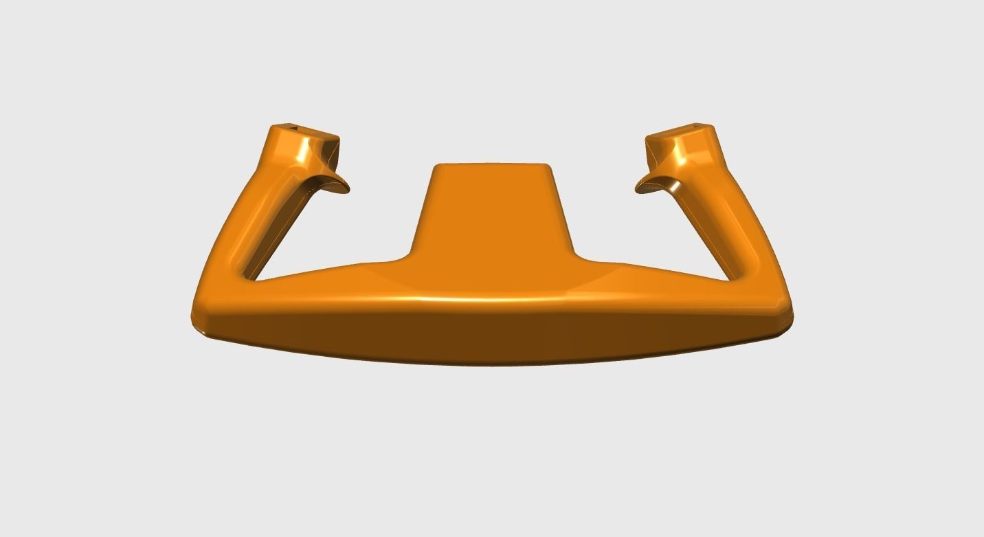 Editable Cessna 172 Yoke for flight simulator 3D print model_2