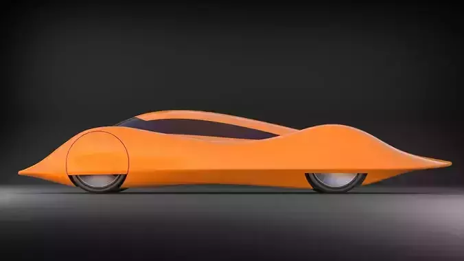 Electric car for speed record