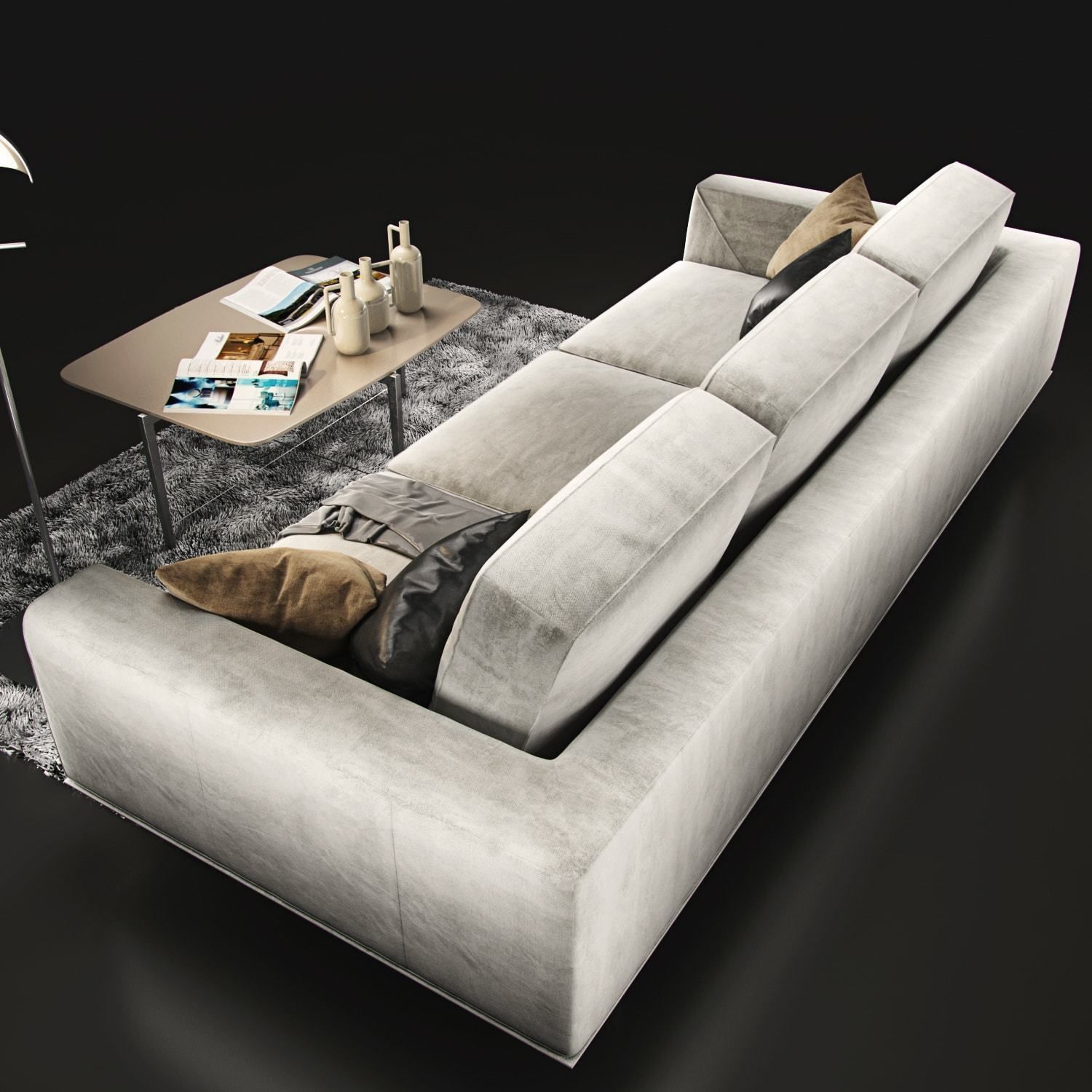Sofa natuzzi Gio 2912 3D model_1