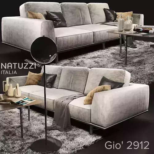 Sofa natuzzi Gio 2912 3D model