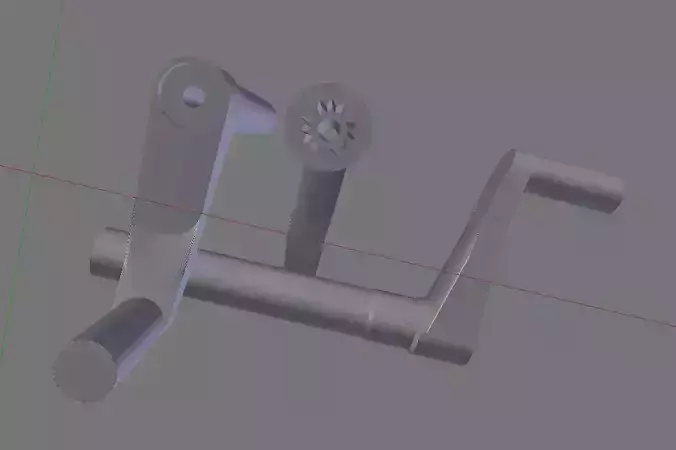 Window Crank 7 75 cm 3 3D print model