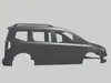 Mercedes Benz T Class Compact MPV Body 3D model 3D printable | CGTrader