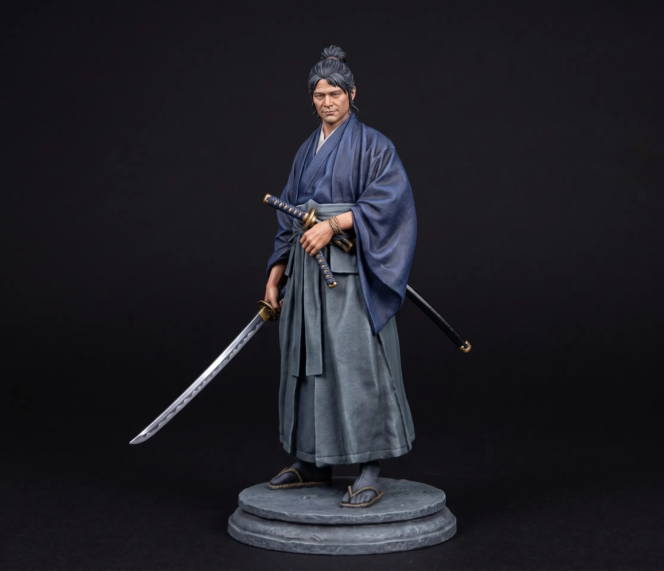 Dual-Stance Ronin Swordsman 3D print model
