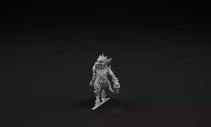 Goblin 3 miniature figure 3D print model