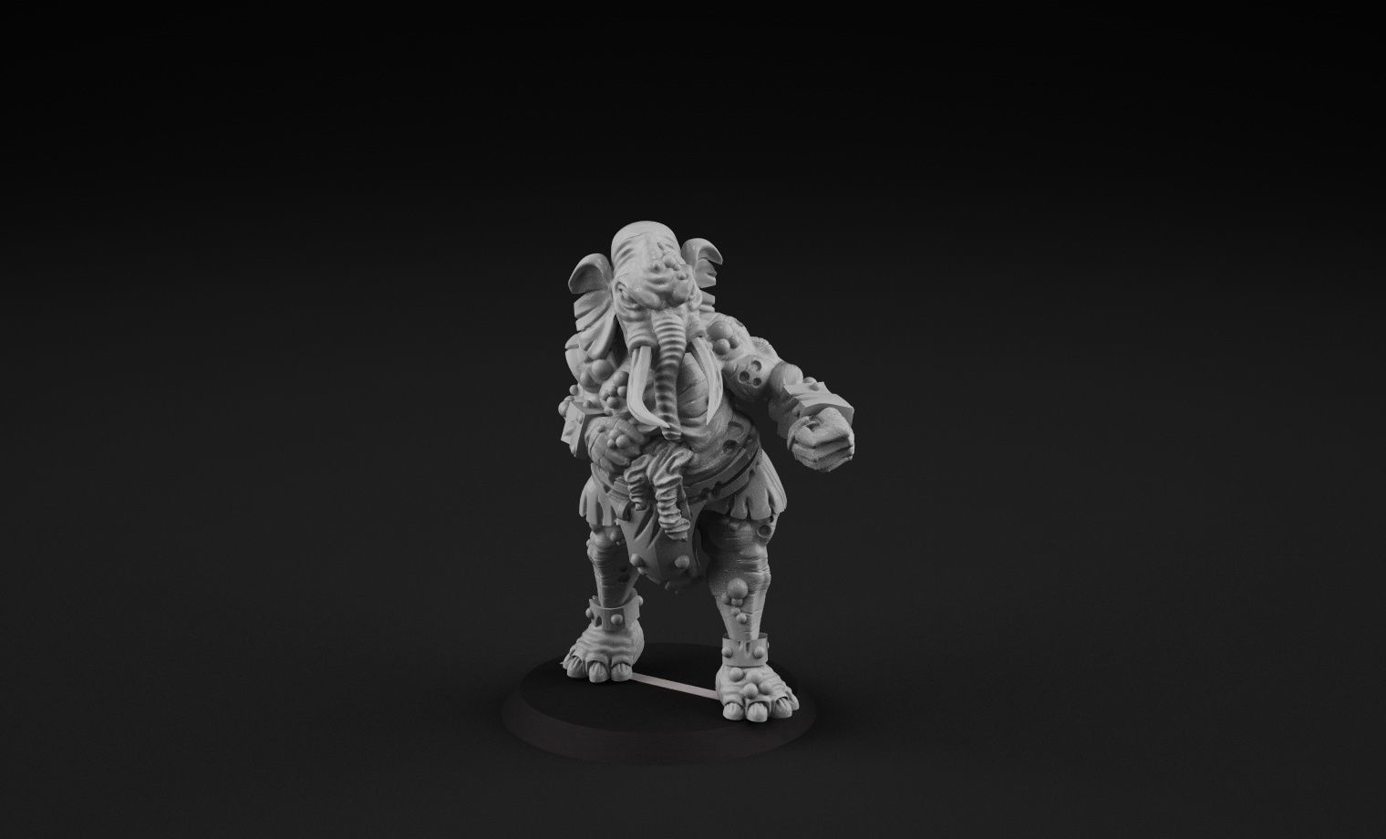 Elephant 4 3D print model